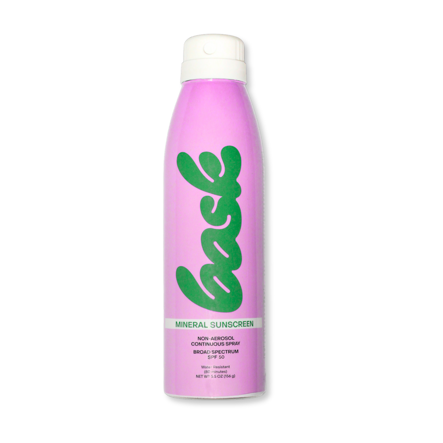 Bask SPF 50 Mineral Non-Aerosol Spray - Fragrance-Free